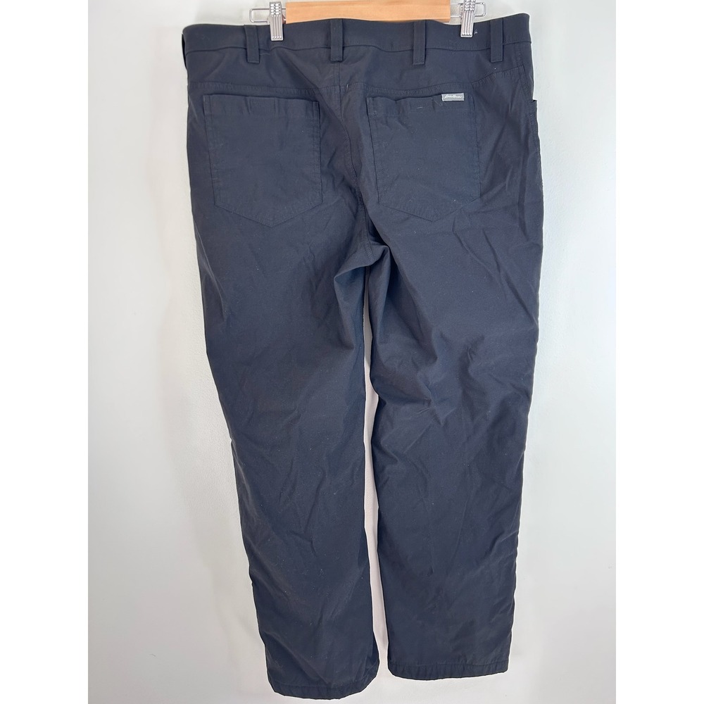 Eddie Bauer Mens Fleece Lined Tech Pants Black‎ 40x30 Hiking Outdoor Camping